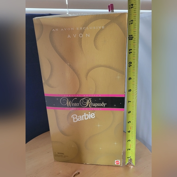 NIB VTG Mattel Barbie Winter Rhapsody 1996 An Avon Exclusive 2nd in a Series - Picture 3 of 16